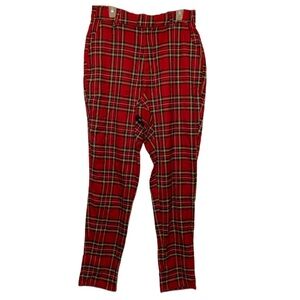 Hot Topic Plaid Red Pants Emo Punk Alternative Gothic Juniors